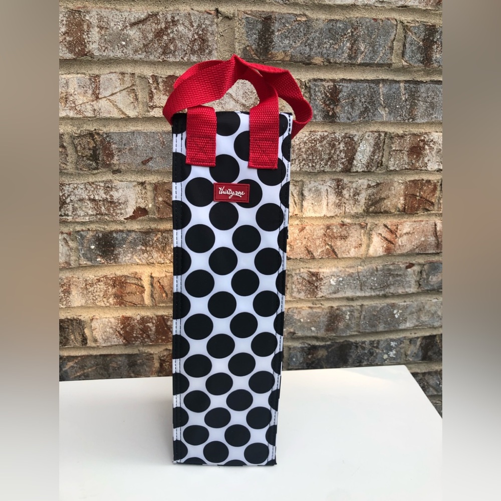 Adorable 31 brand wine holder polka dots